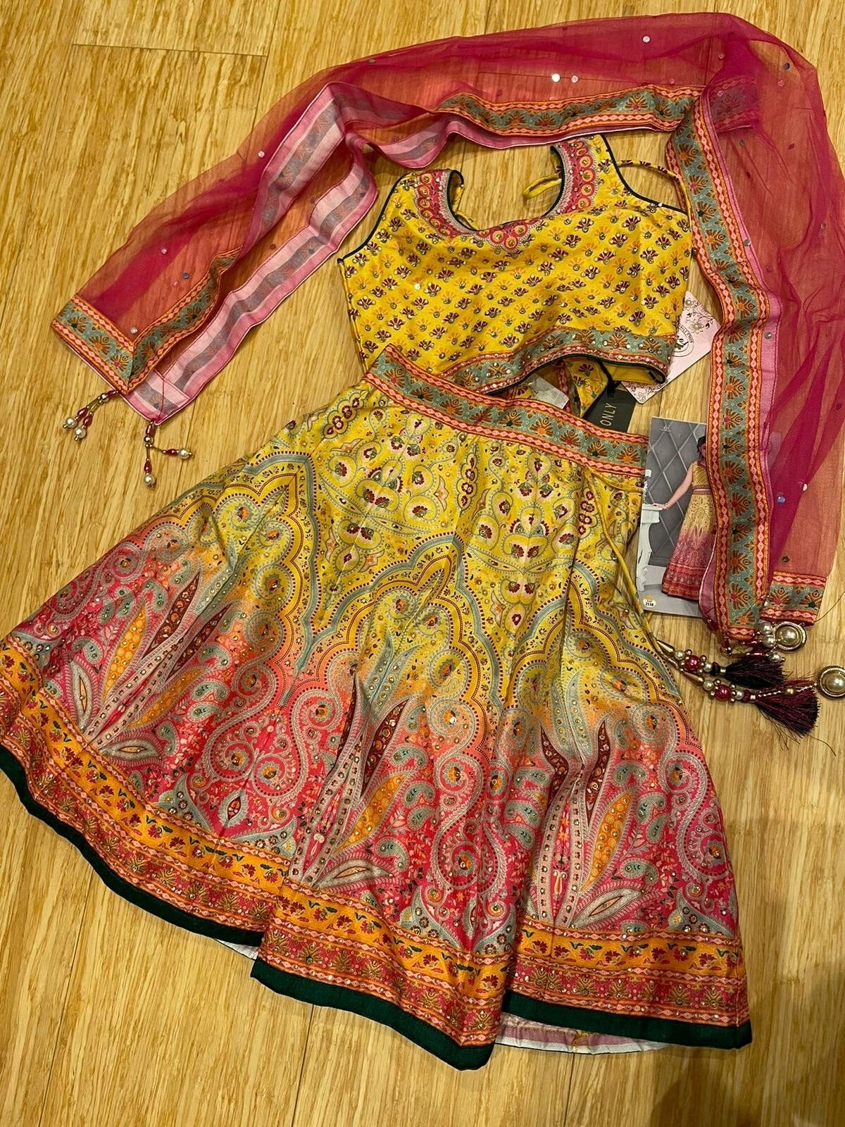 Girls Art Silk Lehenga Choli