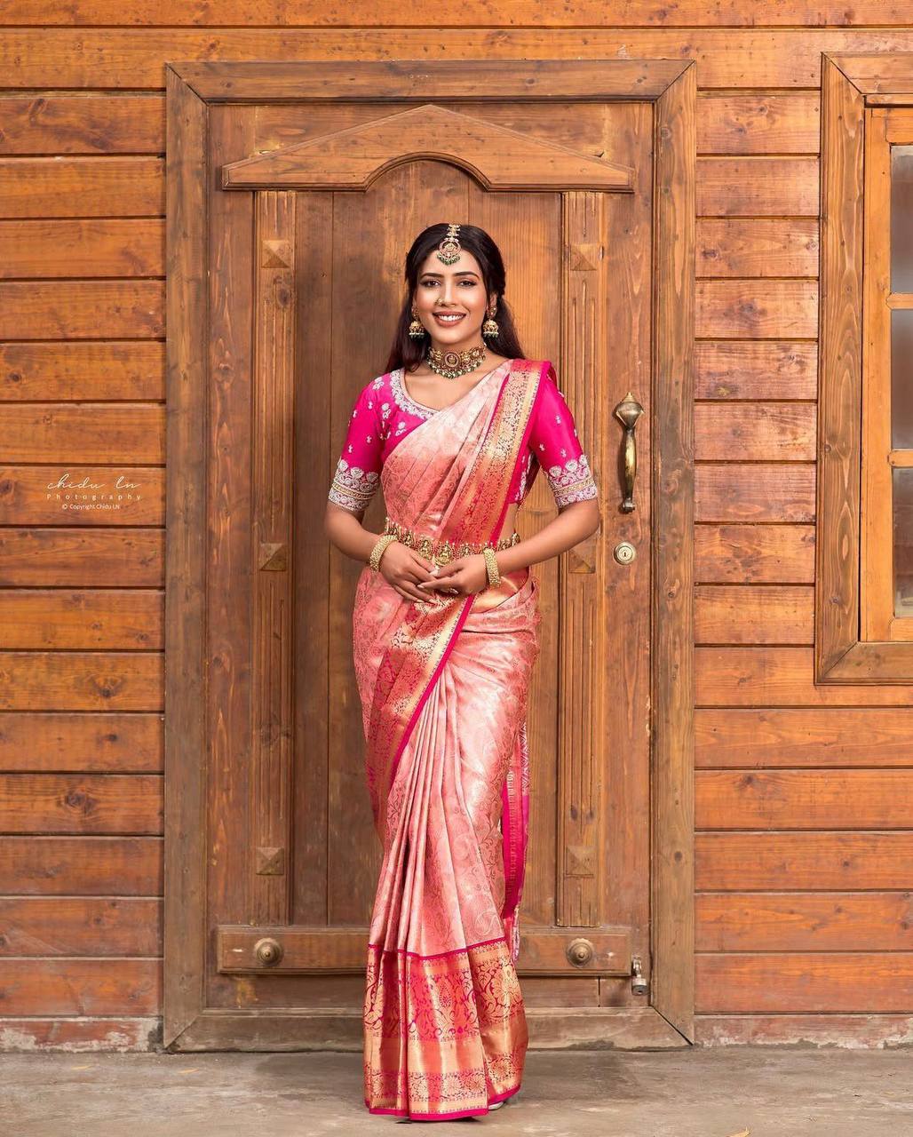 SILK JACQUARD BORDER SAREE
