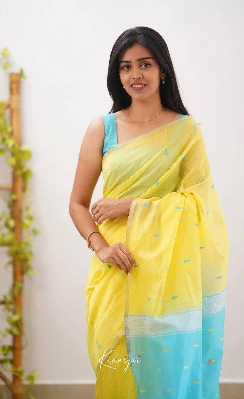 BEAUTFUL SOFT LILAN SLUB SAREE