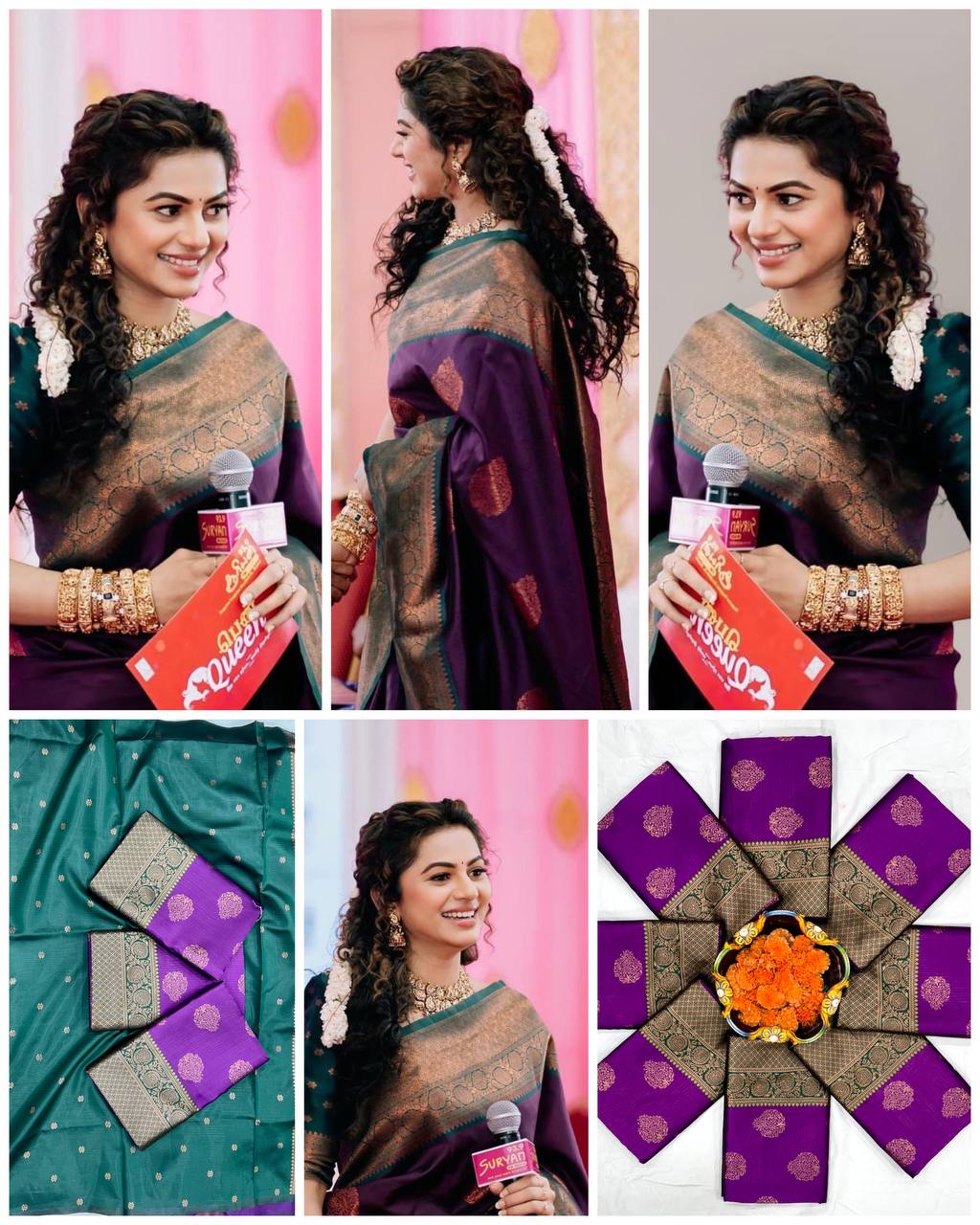 Elegant Cotton Silk Saree with Blouse Piece