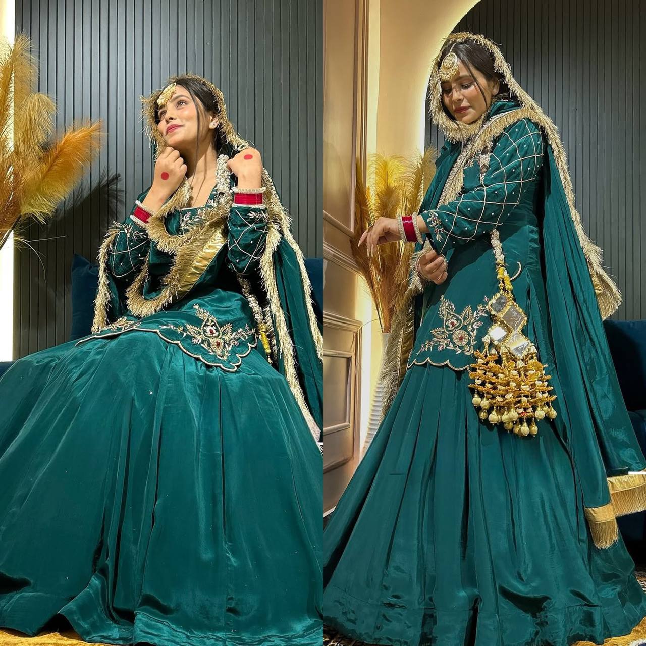 Make every occasion unforgettable with this luxurious Natural Crepe Silk Lehenga Set, crafted with rich handwork and flawless finishing