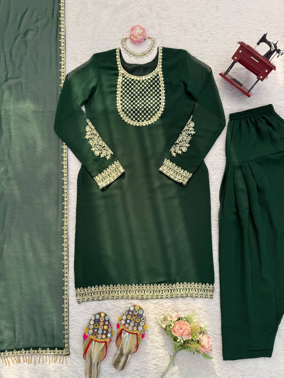 New Top–Patiyala–Dupatta set