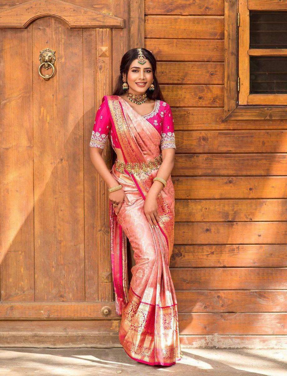 SILK JACQUARD BORDER SAREE
