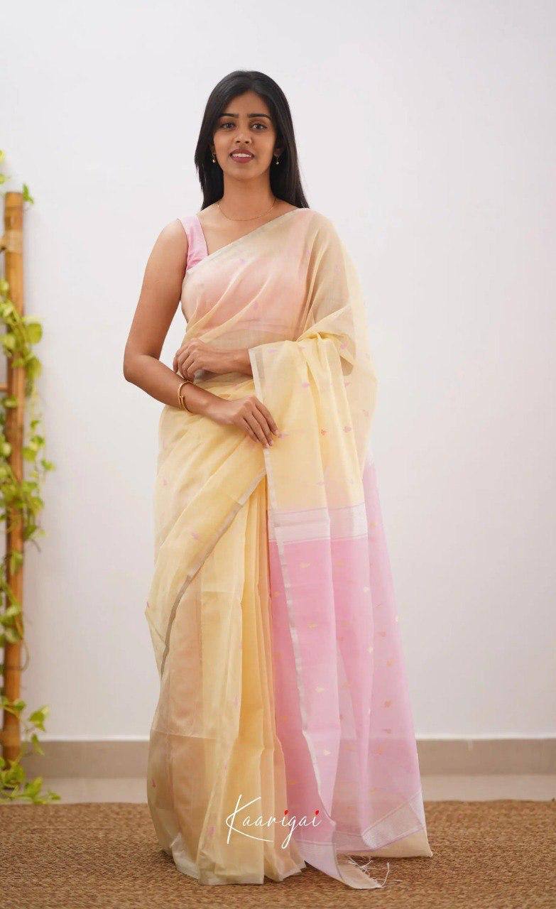 BEAUTFUL SOFT LILAN SLUB SAREE