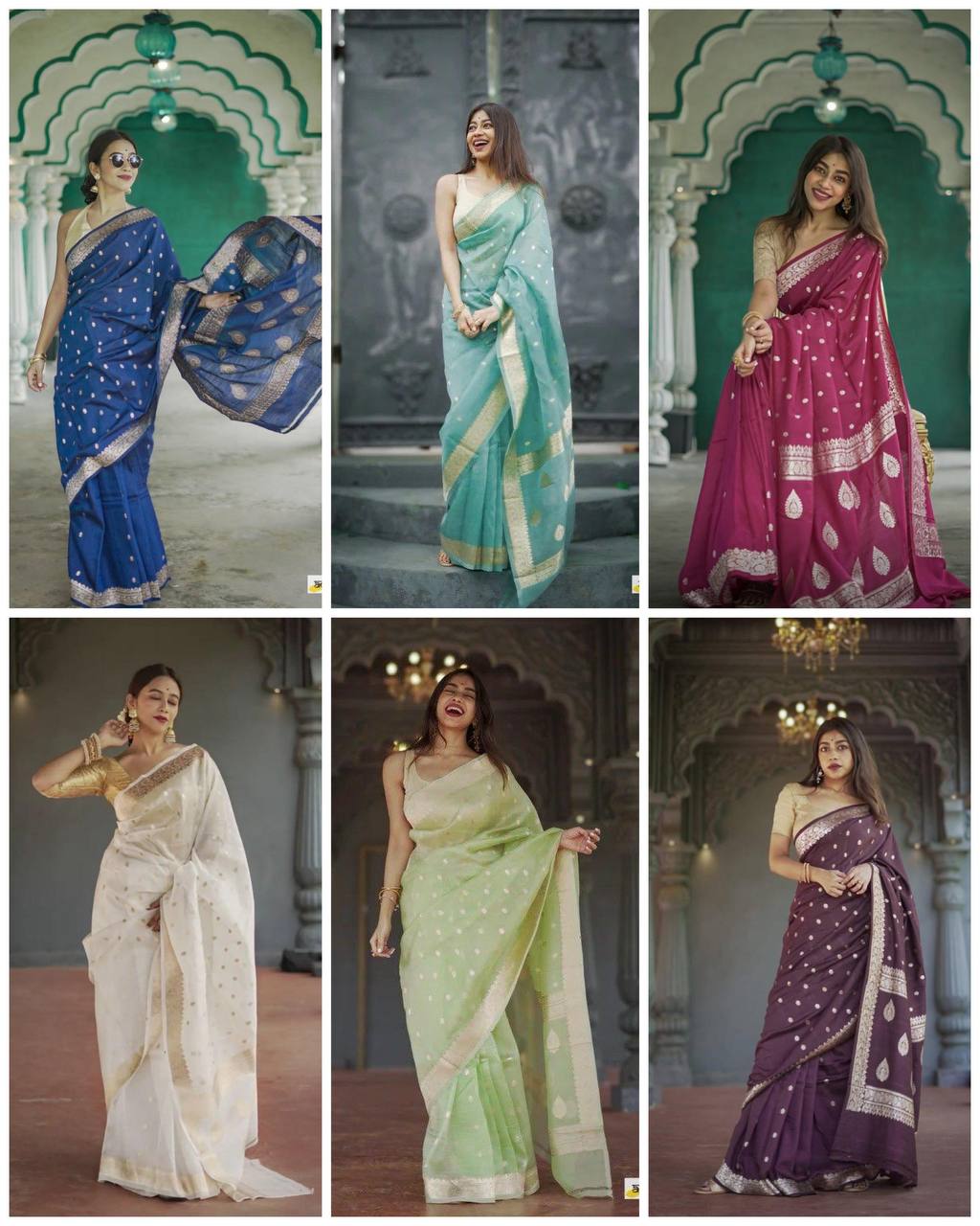 BEAUTIFUL SLUB WEAVING WORK SAREE