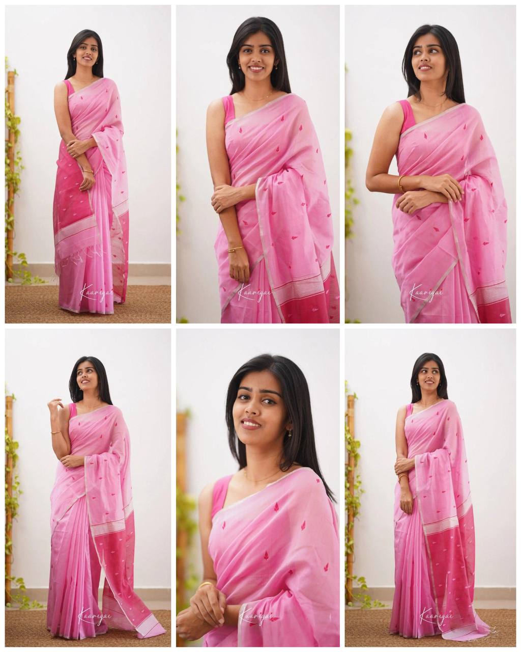 BEAUTFUL SOFT LILAN SLUB SAREE