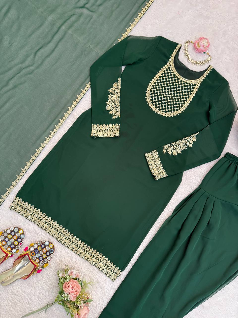 New Top–Patiyala–Dupatta set