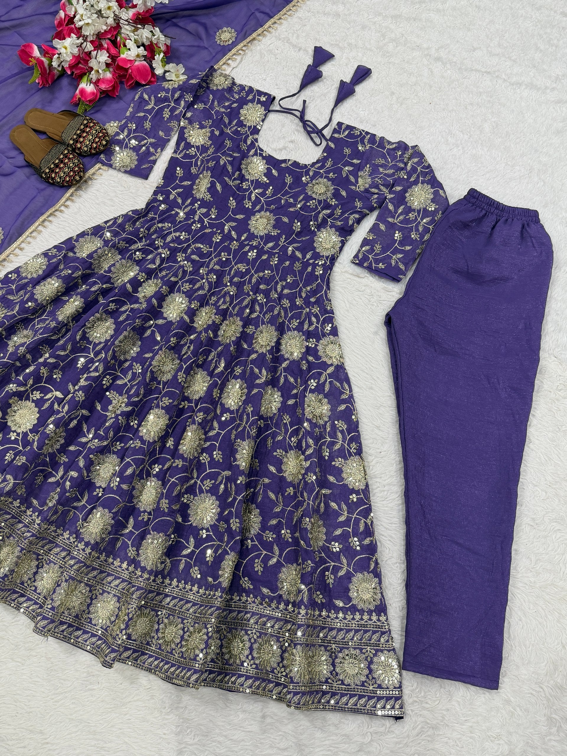 Presenting New Designer Anarkali Suit in Fancy Style