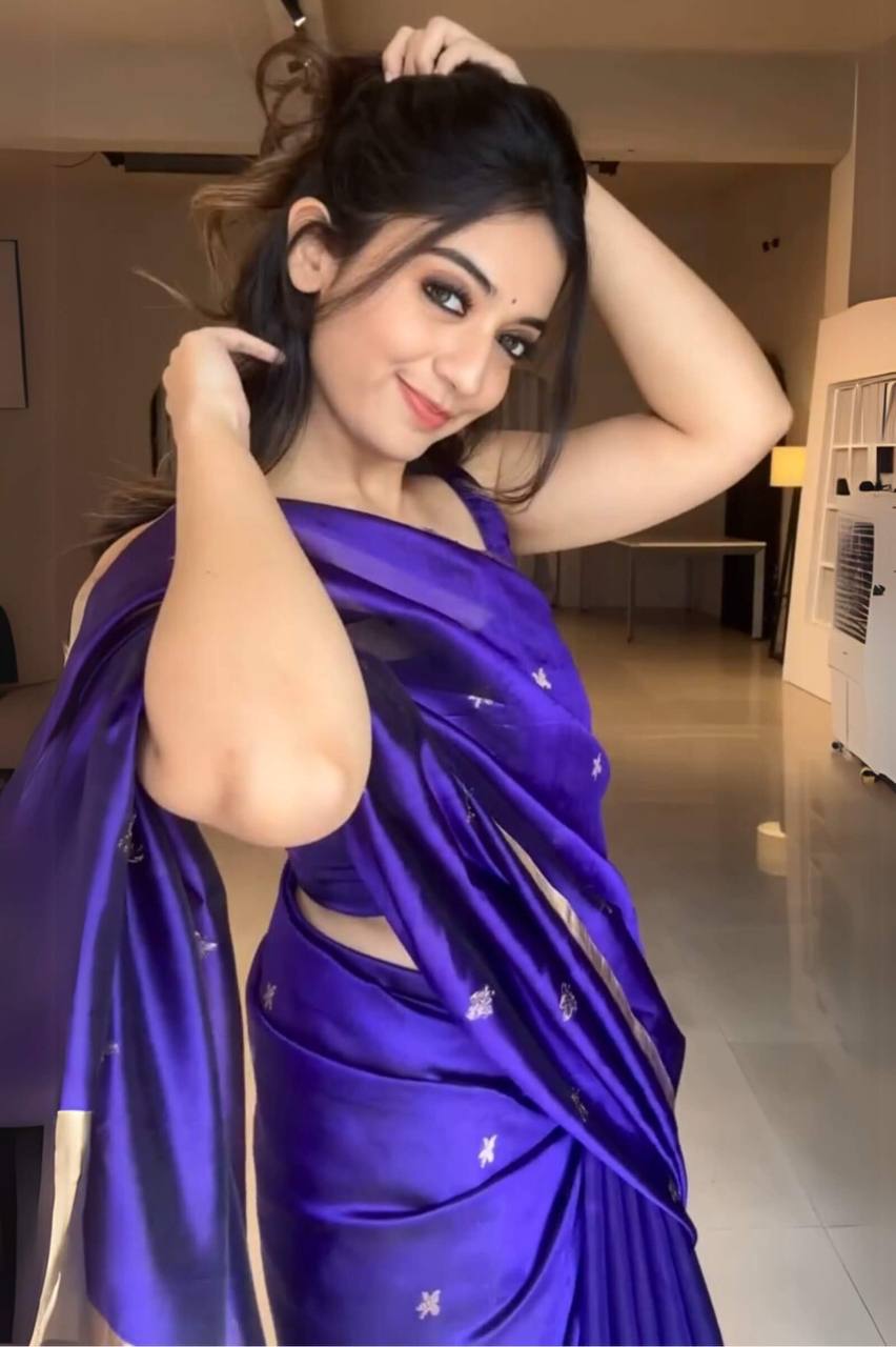 Royal Blue Soft Silk Saree With Exquisite Blouse Piece
