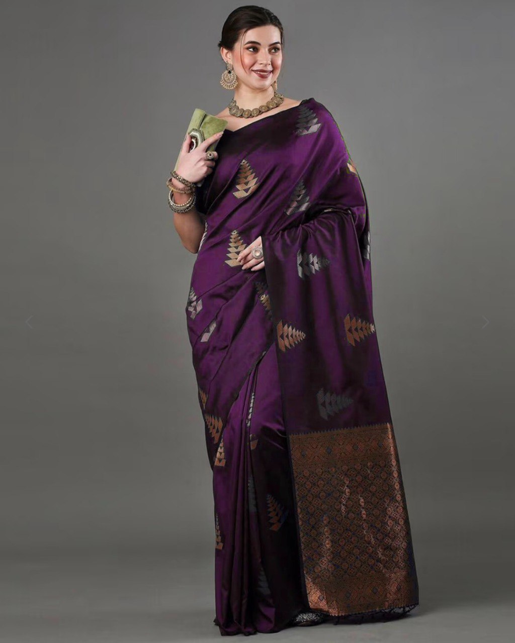 Banarasi Soft Silk Saree  with beautiful Zari work