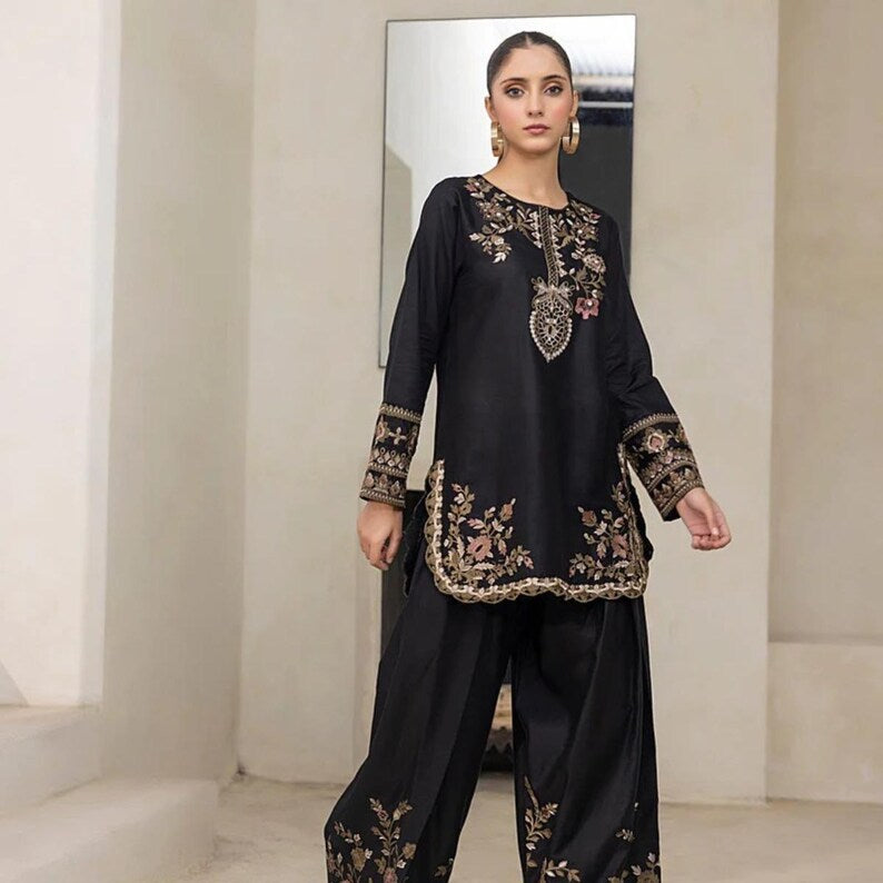 Launching New Festival  kurti pant Dupatta