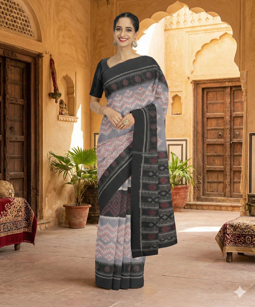 EXCLUSIVE BEAUTIFUL SPECIAL  LILAN COTTAN DIGITAL PRINTED  SAREE