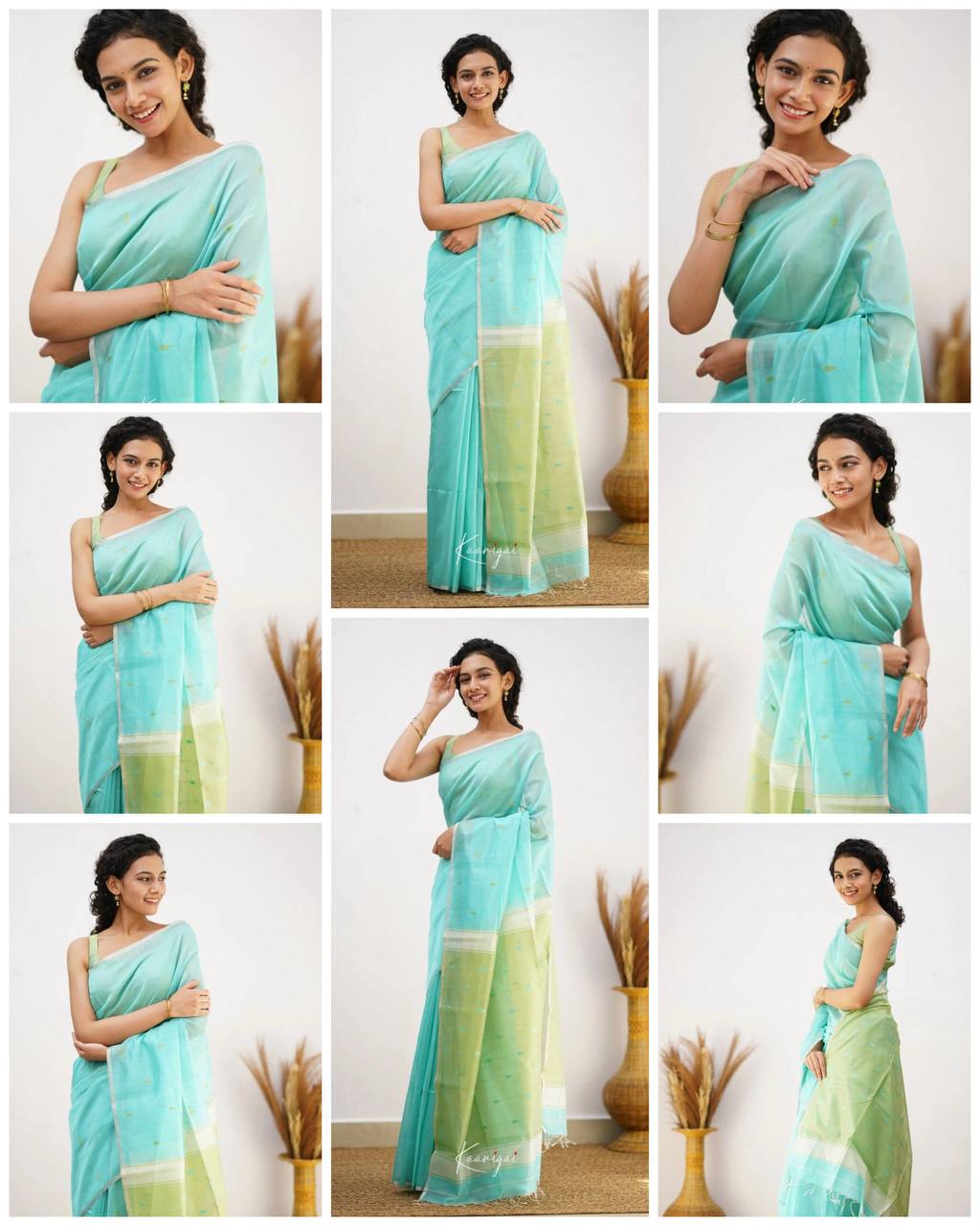 BEAUTFUL SOFT LILAN SLUB SAREE