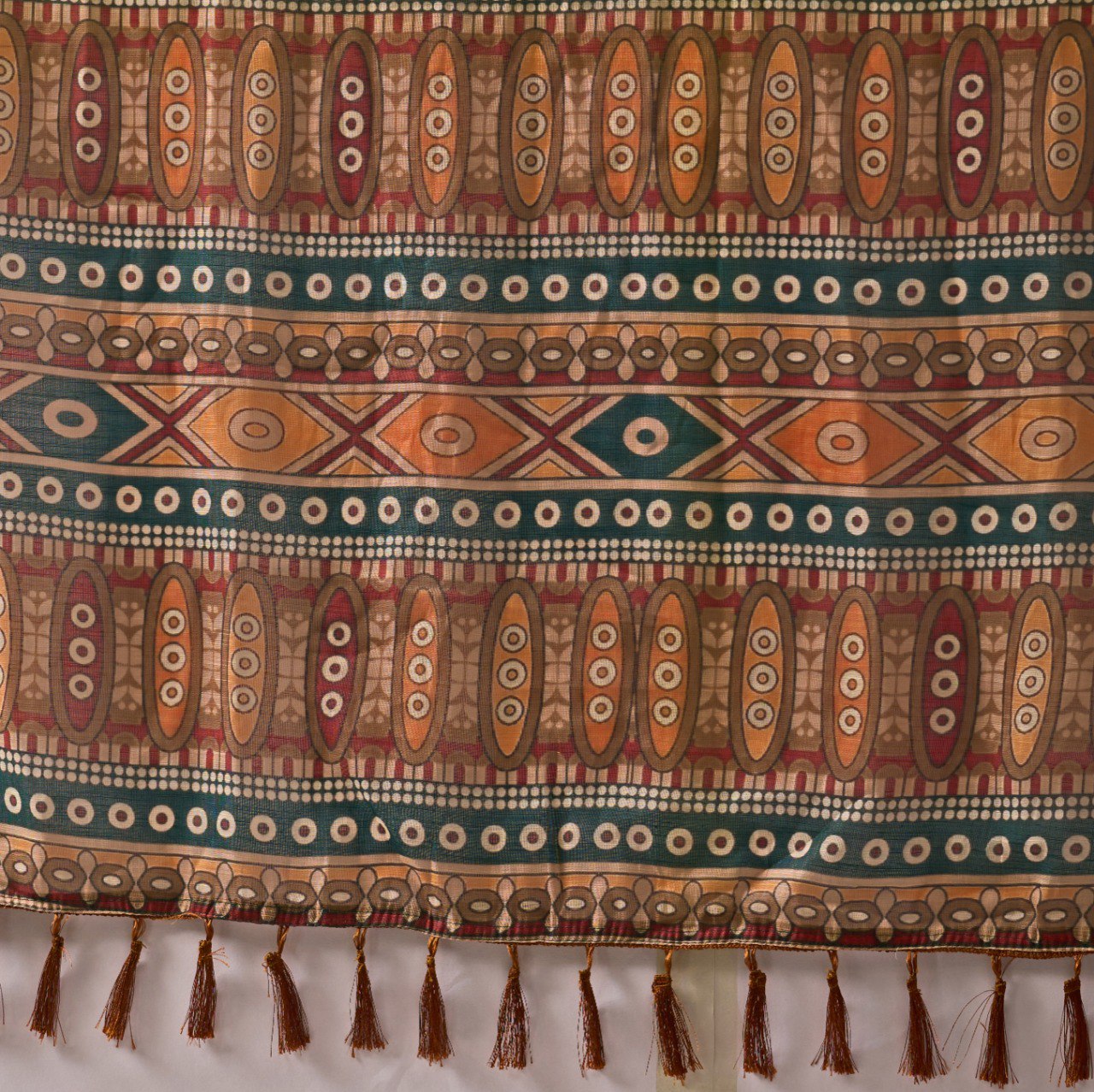 Linen Cotton Saree with Beautiful floral pattern Digital Printed Design