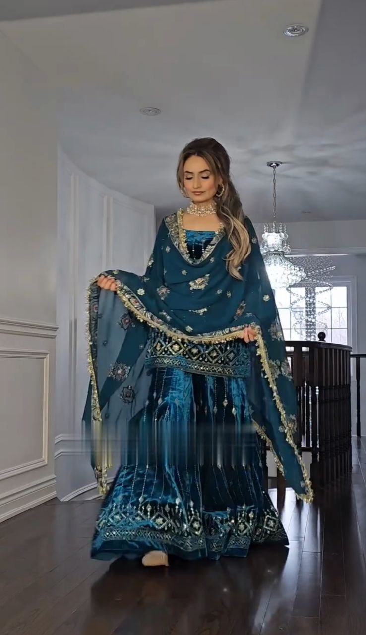 Launching New Festival Top, Sarara Plazo and Dupatta