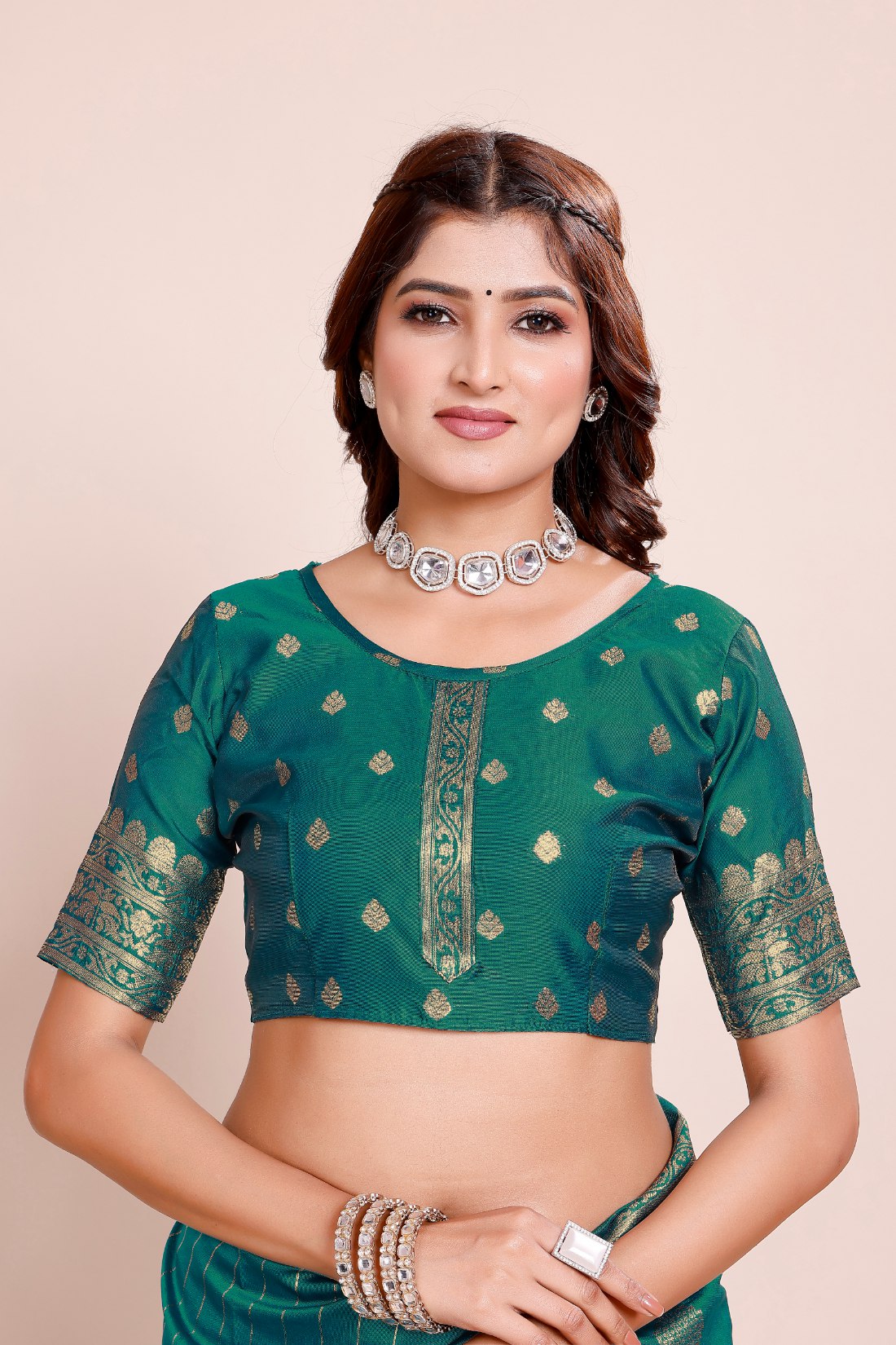 Royal Gold Zari Weaving saree