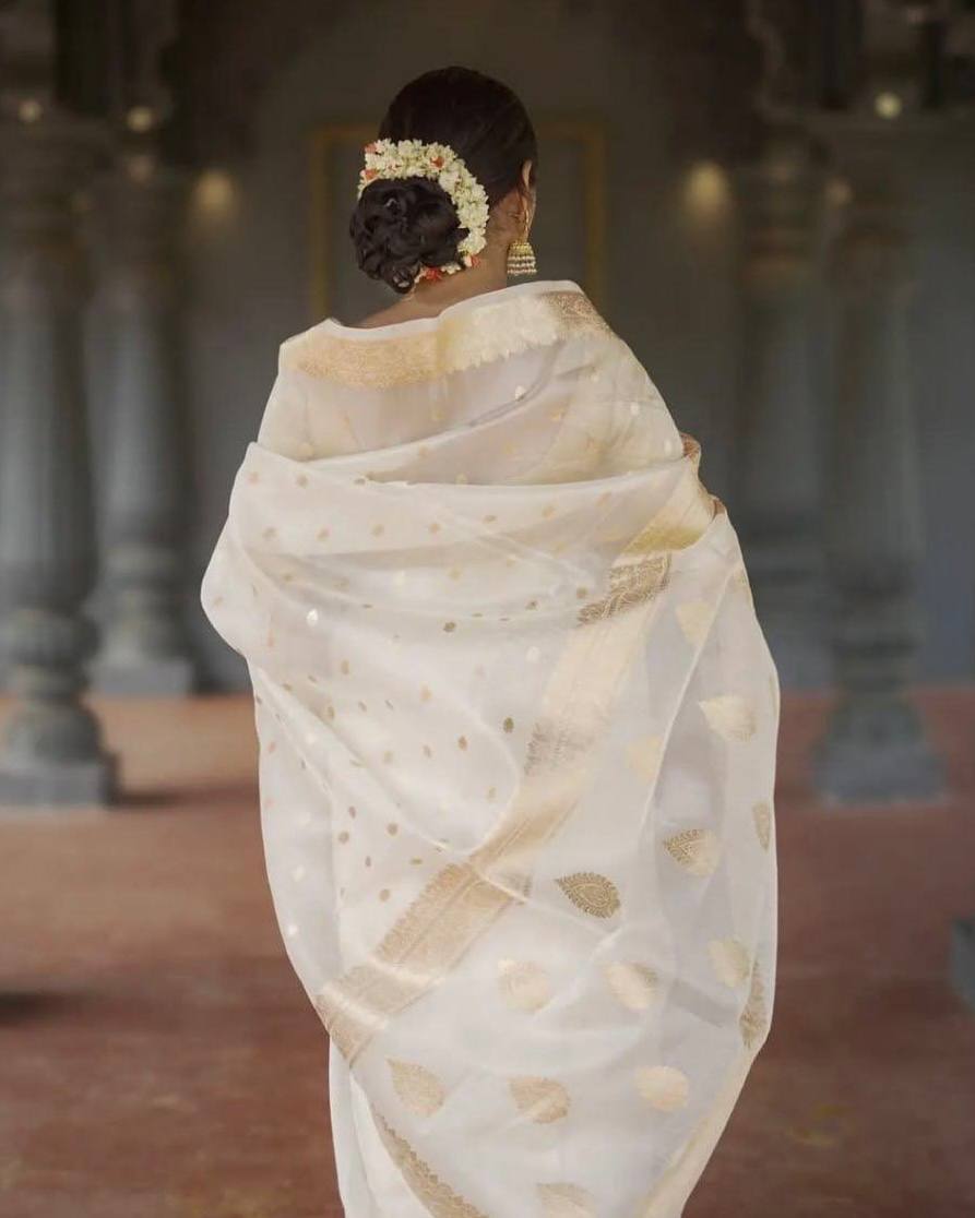 BEAUTIFUL SLUB WEAVING WORK SAREE