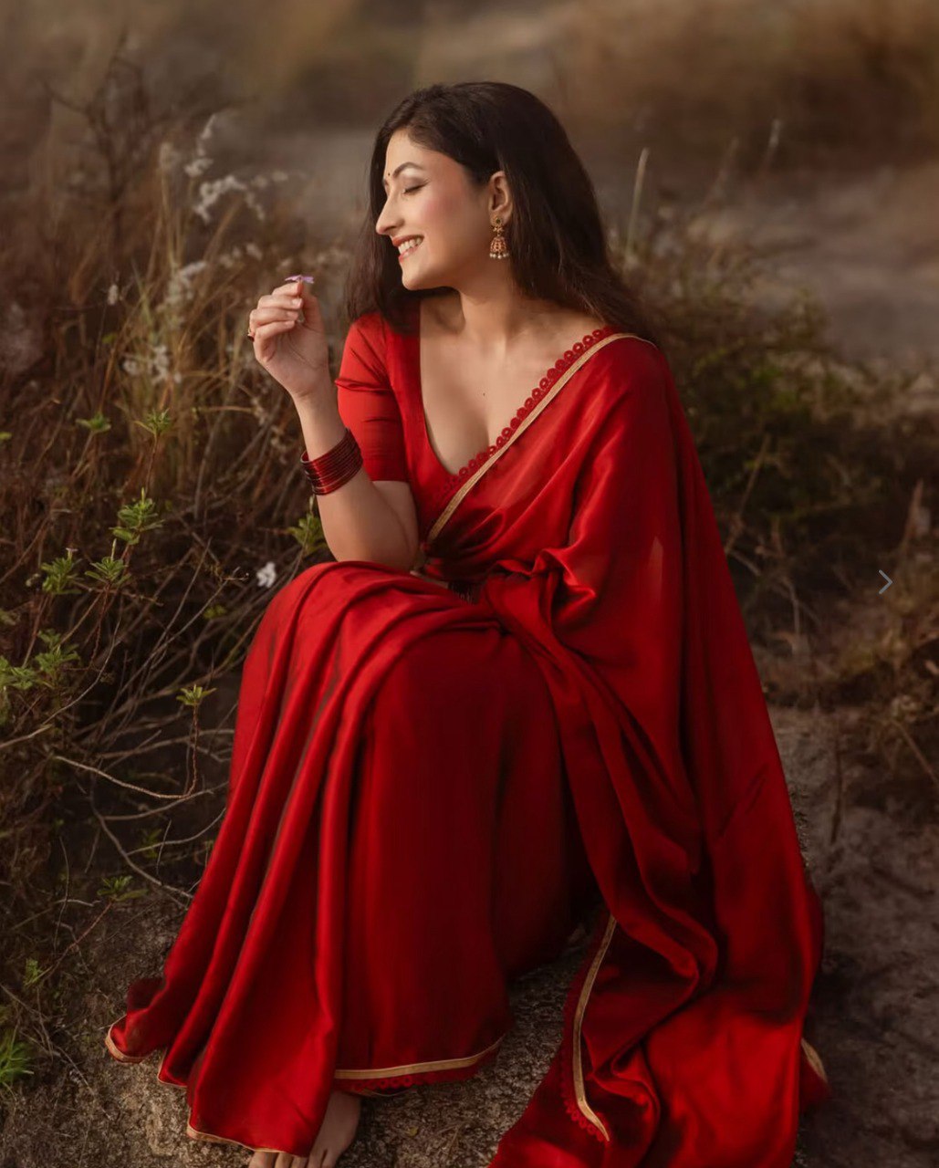EXCLUSIVE BEAUTIFUL RAKHI SPECIAL  GEORGETTE SAREE