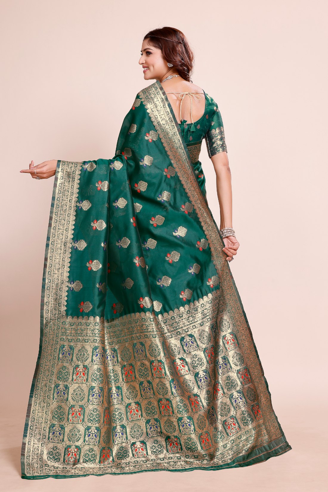 Royal Gold Zari Weaving saree