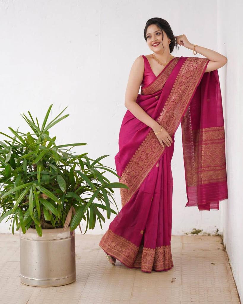 Woven Design Banarasi Saree