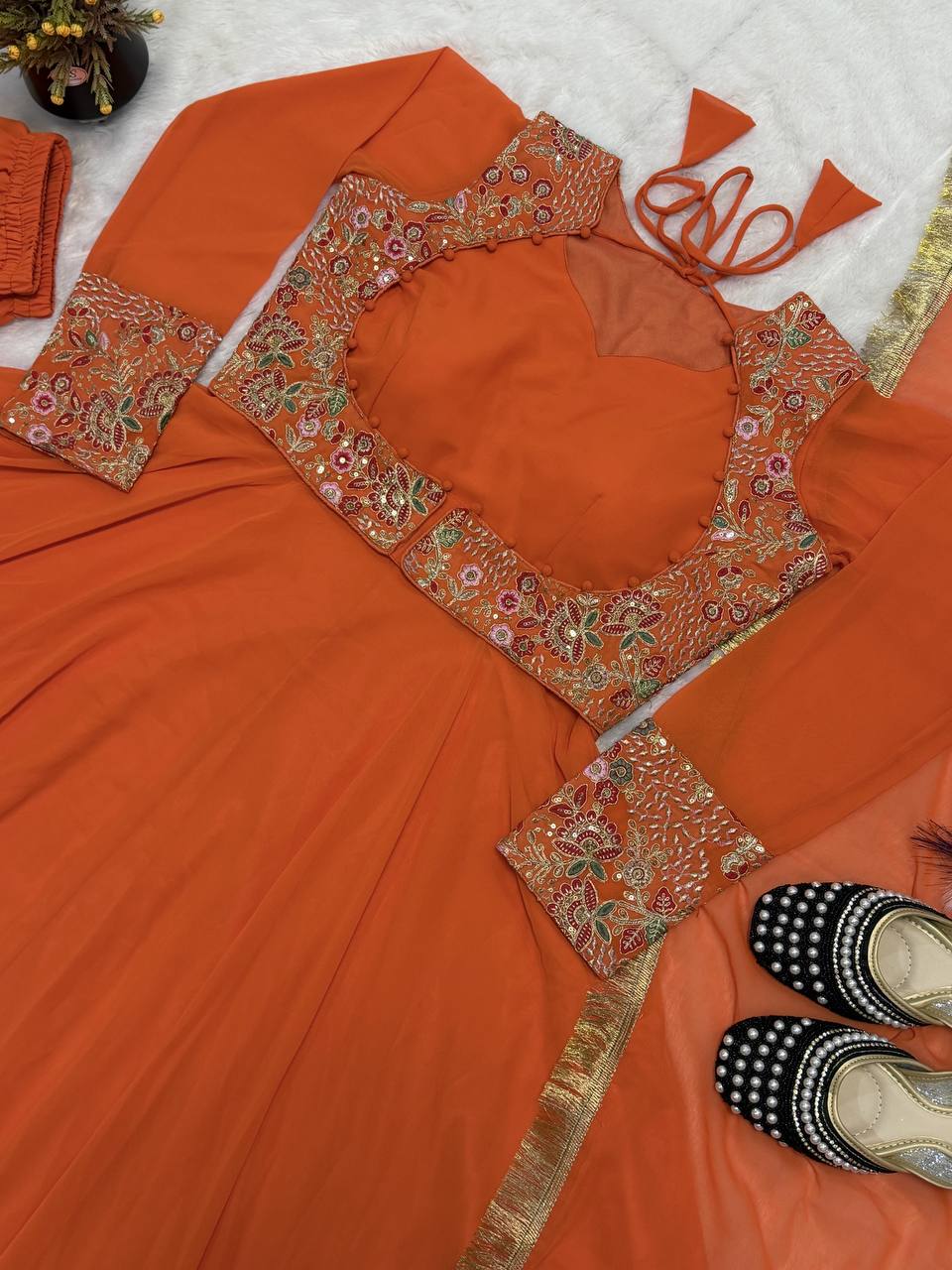 New Fancy Style Designer Maxi Anarkali Suit