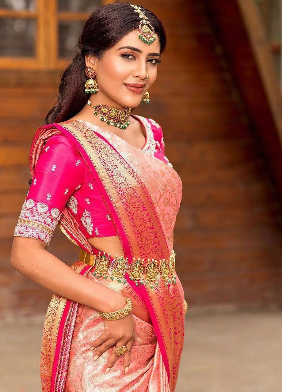 SILK JACQUARD BORDER SAREE