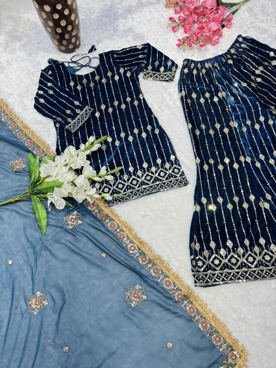 Launching New Festival Top, Sarara Plazo and Dupatta