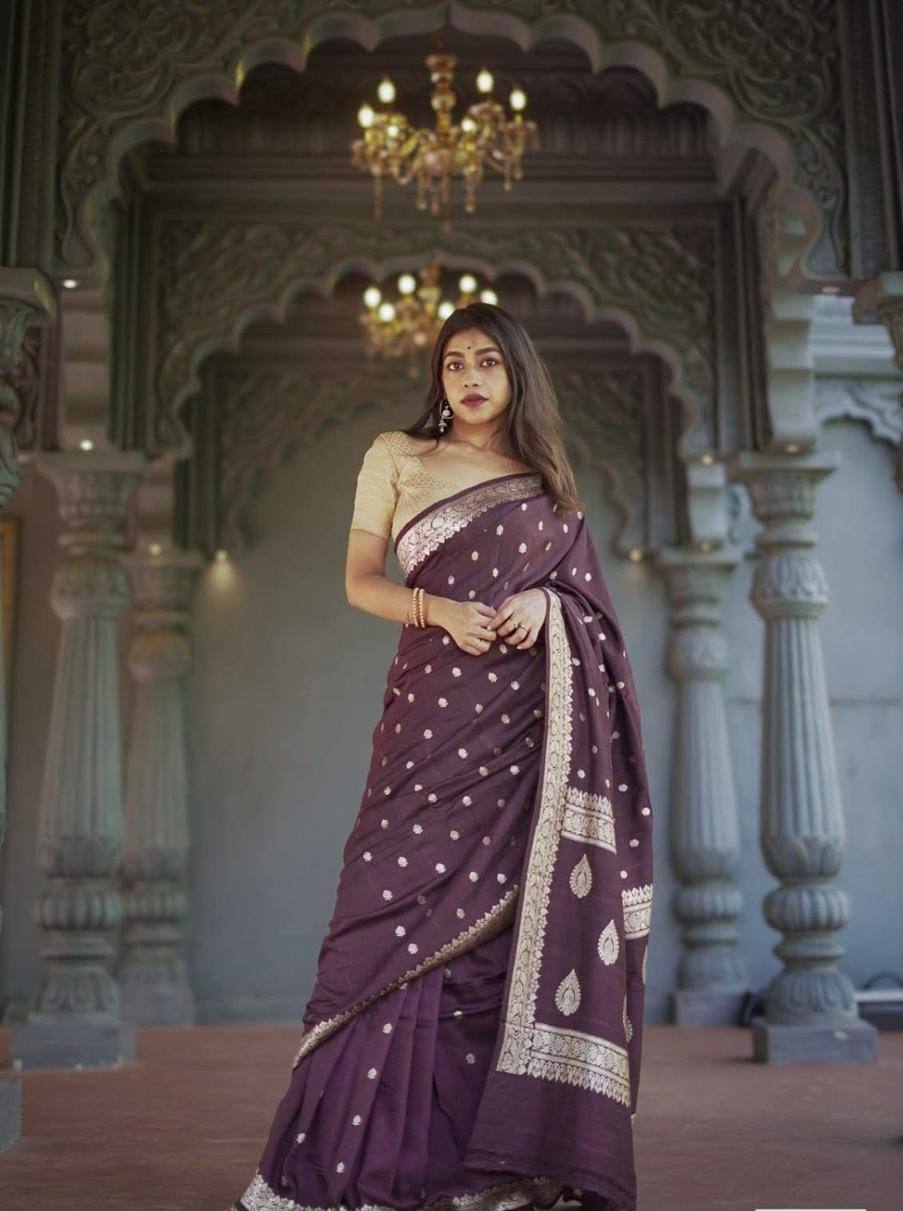 Elegant Cotton Silk Saree with Blouse Piece