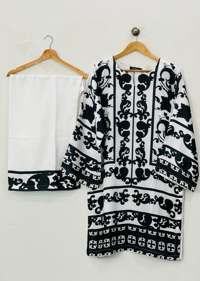 *Launching New  Designers Party Wear Look pure Natural  crape top with bottom code  set*