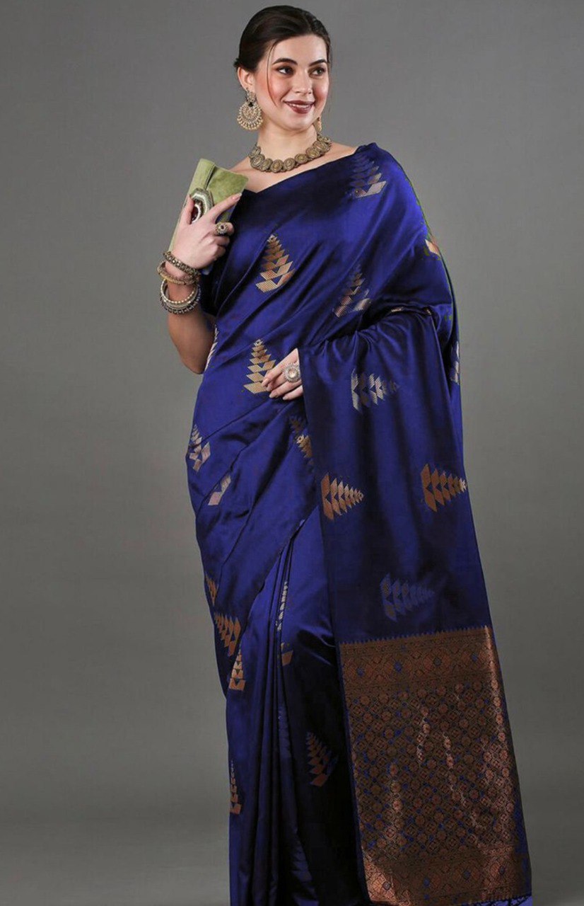 Banarasi Soft Silk Sarees with beautiful Zari work
