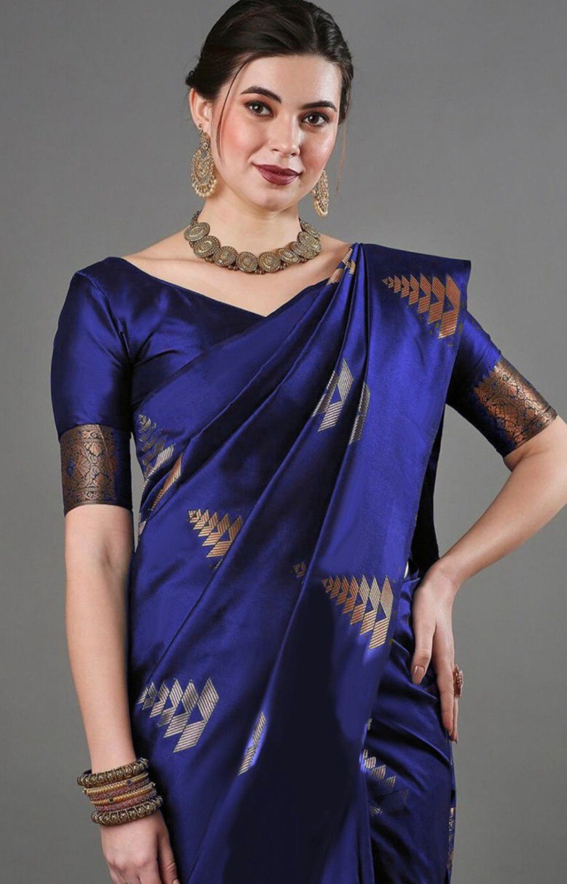 Banarasi Soft Silk Sarees with beautiful Zari work