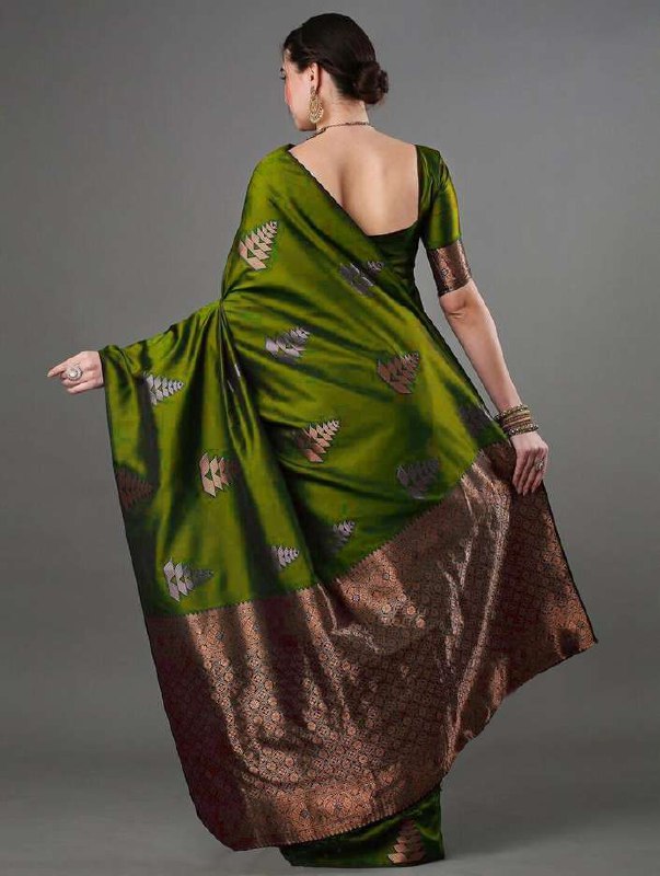 Banarasi Soft Silk Saree  with beautiful Zari work