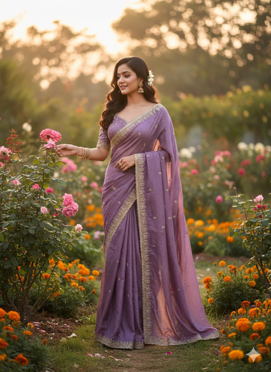 EXCLUSIVE BEAUTIFUL SPECIAL EMBERODERY WORK AND DIAMOND WORK SAREE