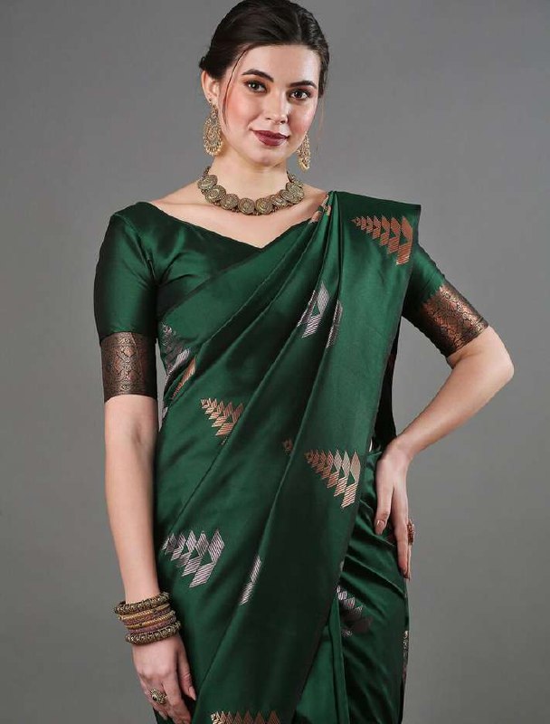 Banarasi Soft Silk Saree  with beautiful Zari work