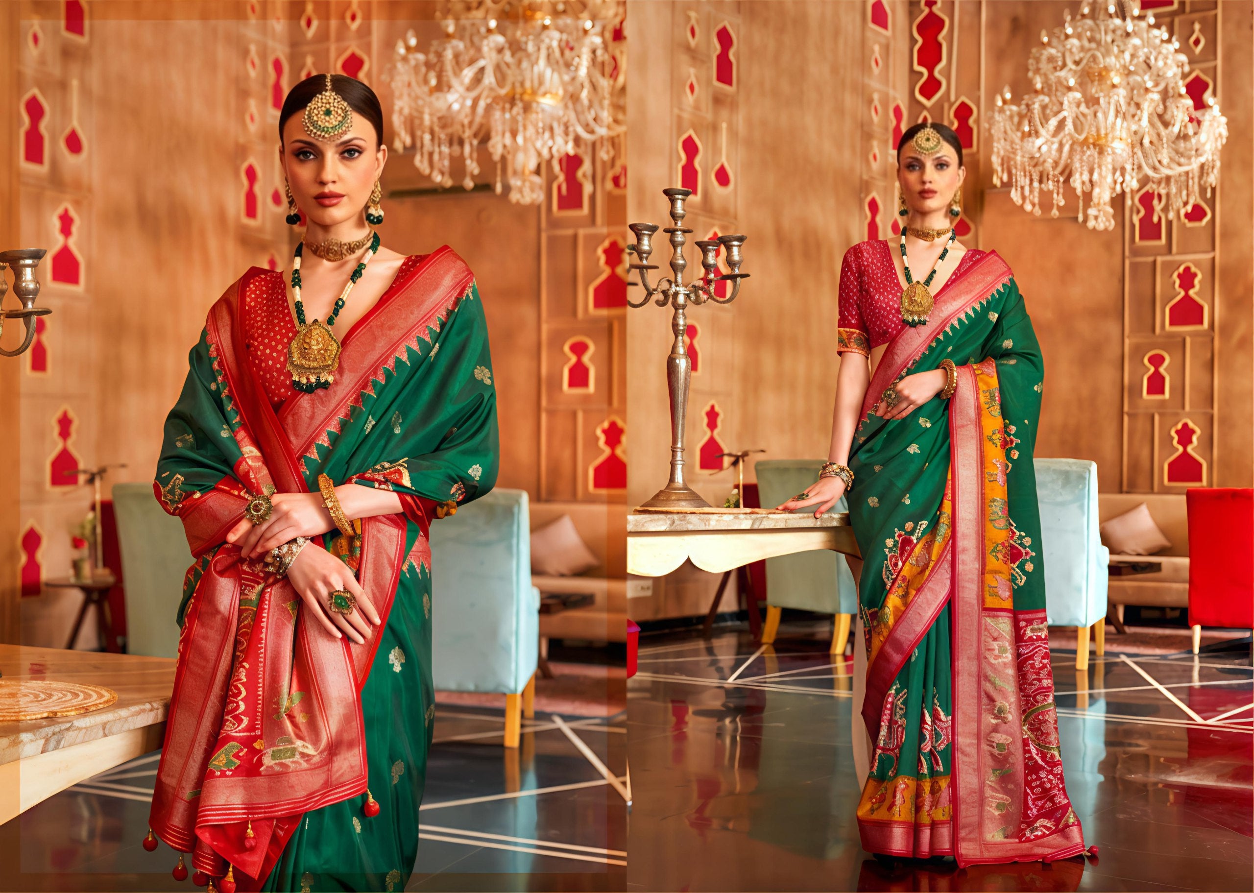 Elegant Banarasi Silk Hast Patola Collection