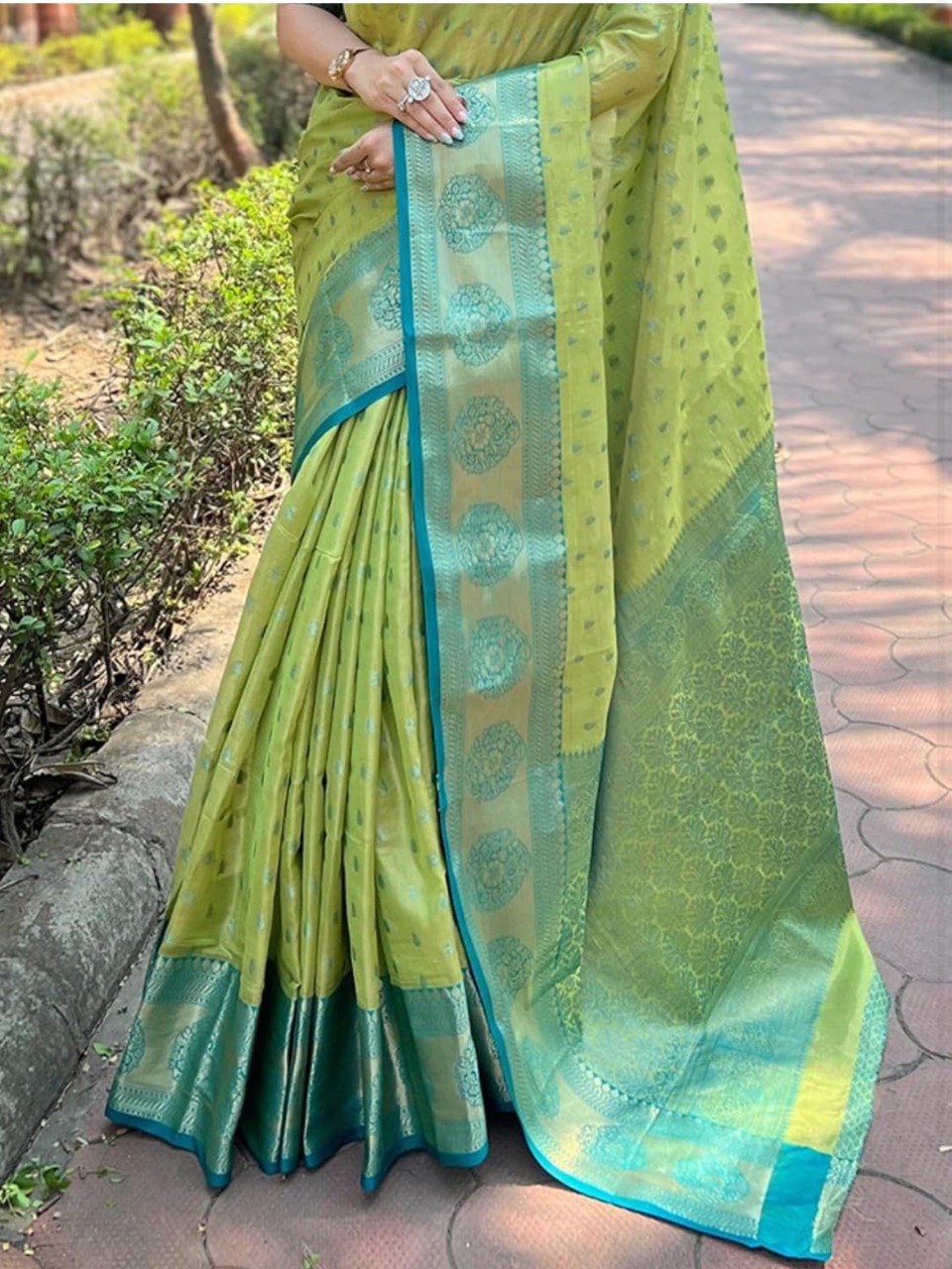Banarasi Soft Silk Saree  with beautiful Zari work