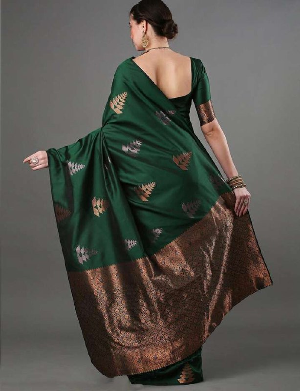 Banarasi Soft Silk Saree  with beautiful Zari work
