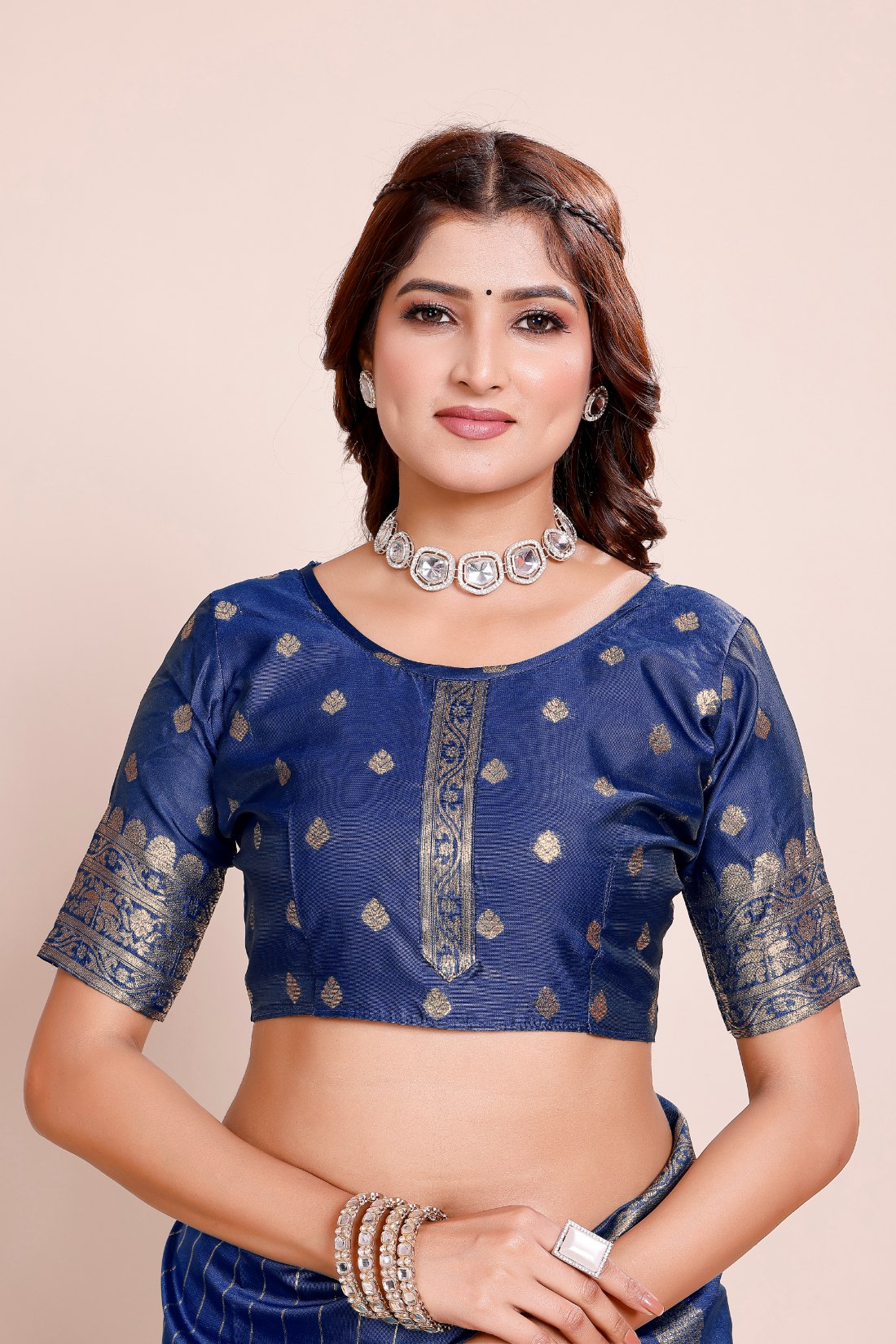 Royal Gold Zari Weaving saree