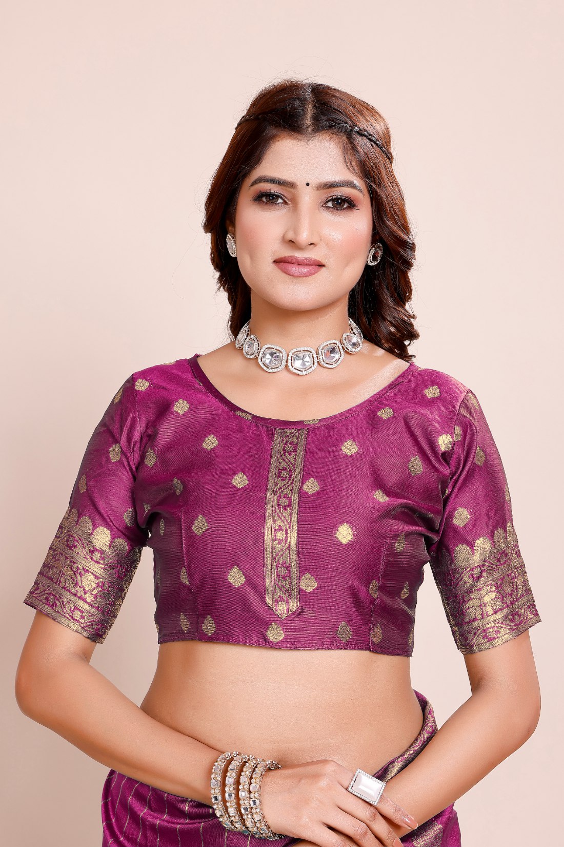Royal Gold Zari Weaving saree