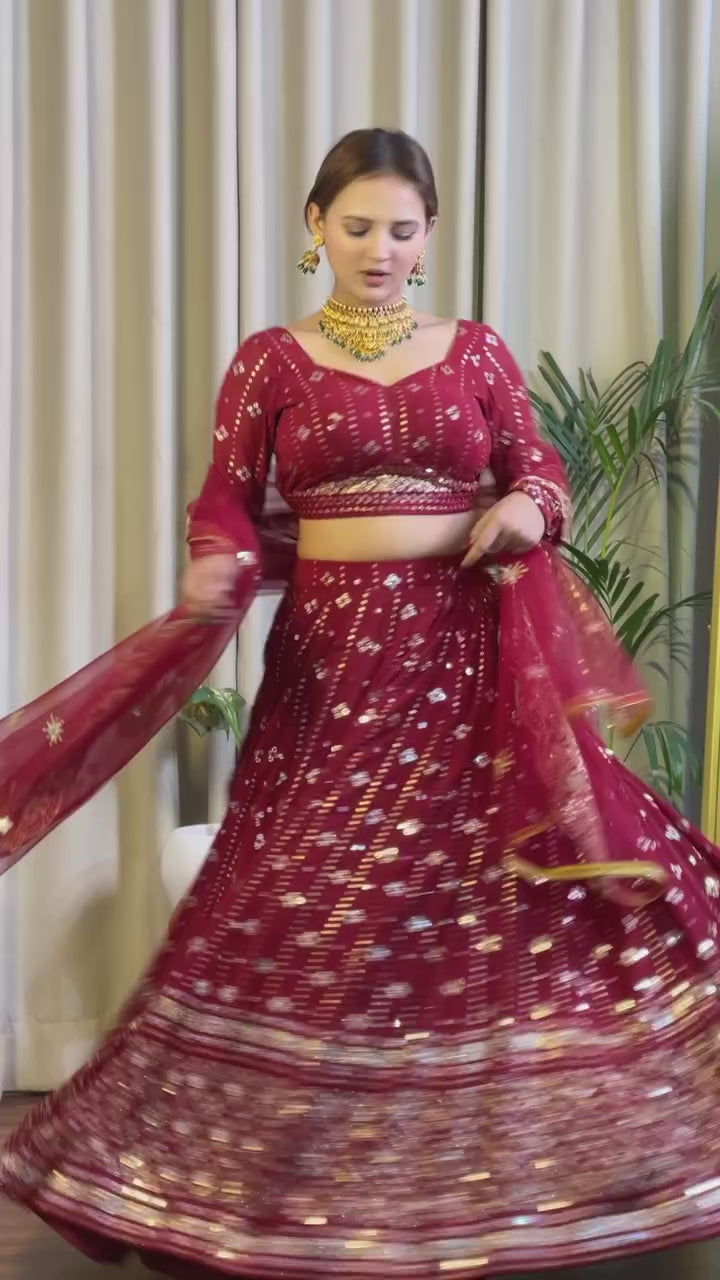 Launching Embroidered Lehenga choli