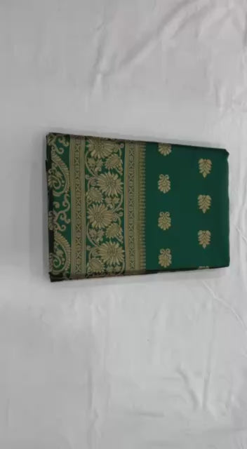 SOFT SILK JACQUARD WORK WITH RICH PALLU SAREE