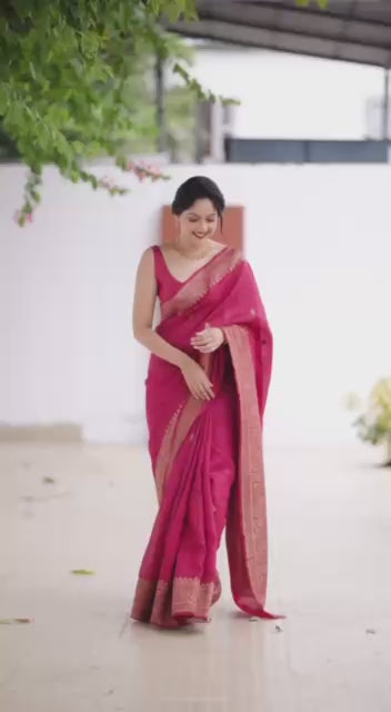 Woven Design Banarasi Saree